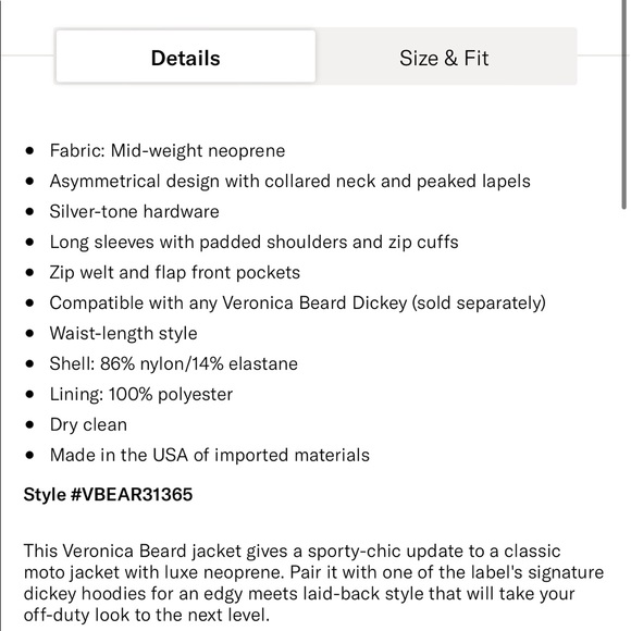 Veronica Beard  Hadley Scuba Jacket - Picture 3 of 3